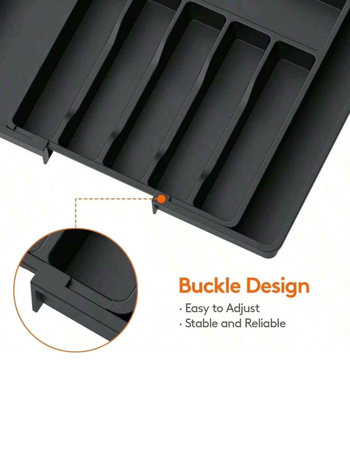 Expandable Cutlery Tray - Simple and directly descriptive.